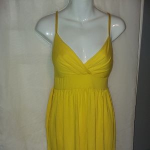 Yellow Juniors' Spaghetti Strap Dress